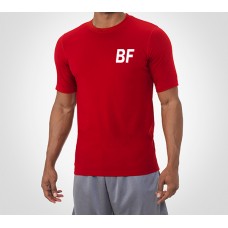Red Summer Men Gyms Tight T shirt