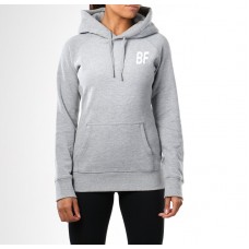 Grey women long sleeve gym hoodie