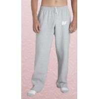 Grey fleece high quality men gym wear sweatpants