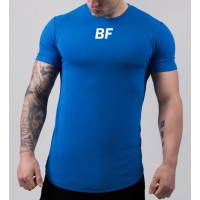 Blue Fitness short Sleeve Shirt